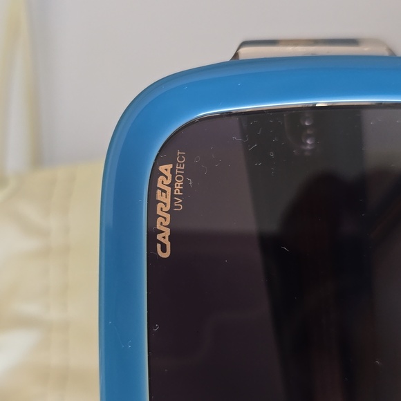 Carrera Blue Shield Sunglasses 62-14-135 Oversized w/ Case & Cloth New - Picture 10 of 10